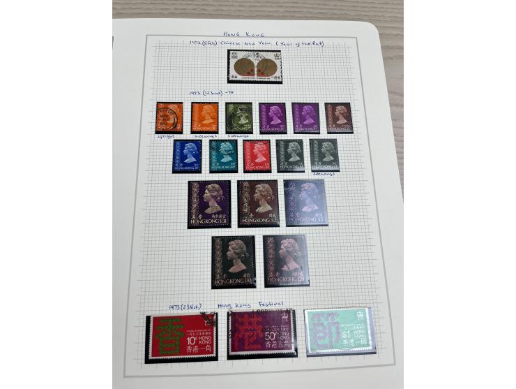 holding on album pages, better including QV used stamp to 96c, KGV Silver Jubilee, KGVI Silver Wedding, etc. Large quantity. 